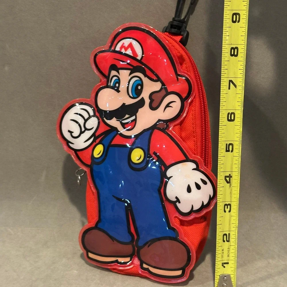 Nintendo Super Mario Bros Red Clip On Pouch Bag 2012 Collectible Accessory